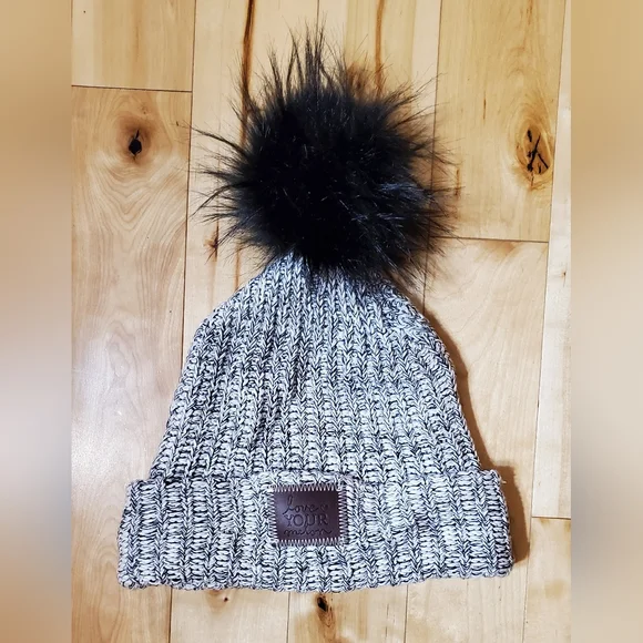 Accessories | Love Your Melon Black White Hat With Pom Os  display picture 1